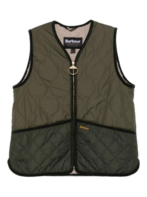 Barbour quilted zip-front gilet - Green - zdjęcie produktu nr 1