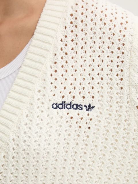 adidas Originals kardigan Cardigan damski kolor beżowy IX1049