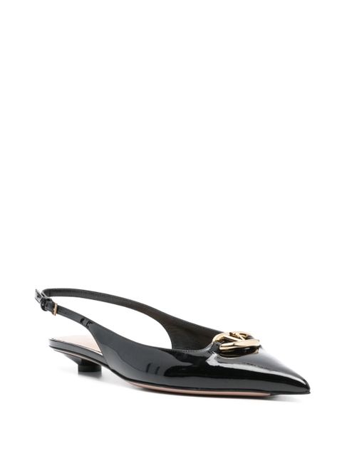 Valentino Garavani The Bold Edition VLogo 20mm ballerina shoes - Black - zdjęcie produktu nr 2