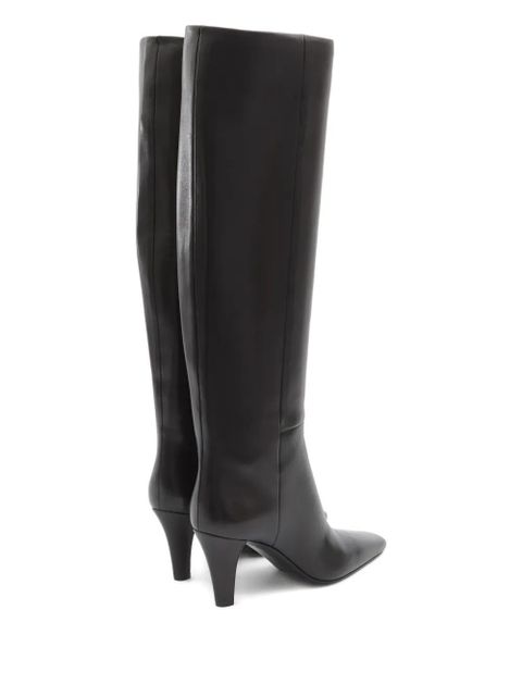 Saint Laurent 75mm Jill boots - Black - zdjęcie produktu nr 2