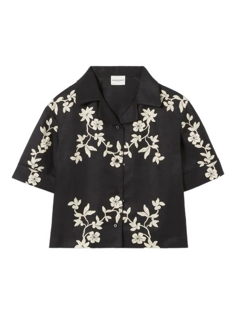 Claudie Pierlot floral-print shirt - Black - zdjęcie produktu nr 1