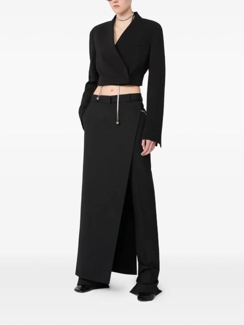 Max Mara Utopia chain-detail trousers - Black - zdjęcie produktu nr 2