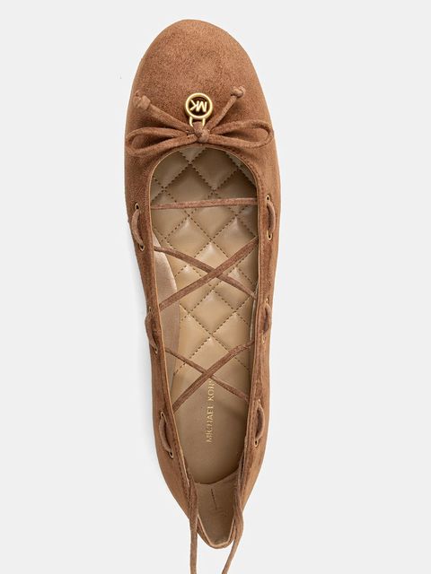 MICHAEL Michael Kors baleriny zamszowe Shae Flex Ballet