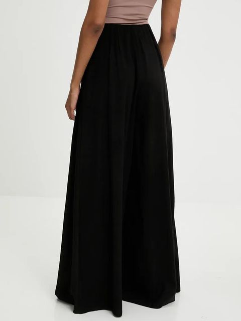 Answear.LAB spodnie damskie kolor czarny szerokie high waist