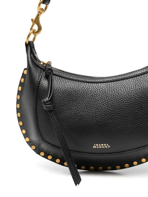 ISABEL MARANT Oskan studded shoulder bag - Black
