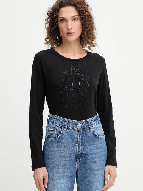 Liu Jo longsleeve kolor czarny TF5300.JS003 - zdjęcie produktu nr 1