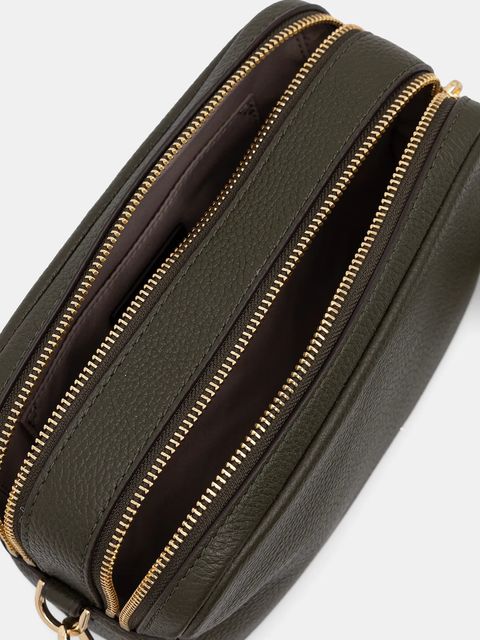 MICHAEL Michael Kors torebka skórzana kolor zielony 32S5GYTC5L