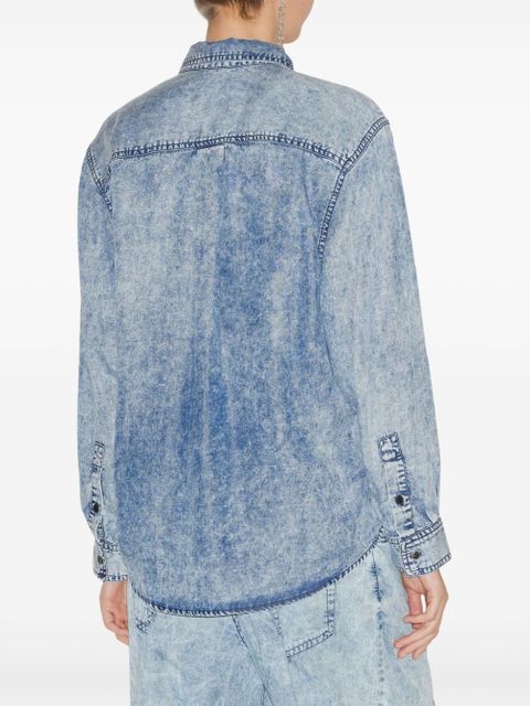 MARANT ÉTOILE Tahisia button-up denim shirt - Blue