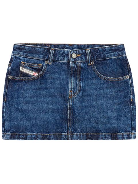 Diesel De-Ron low-rise denim miniskirt - Blue - zdjęcie produktu nr 1