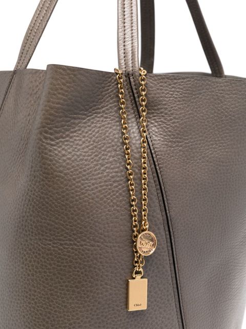 Chloé large Spin tote bag - Grey