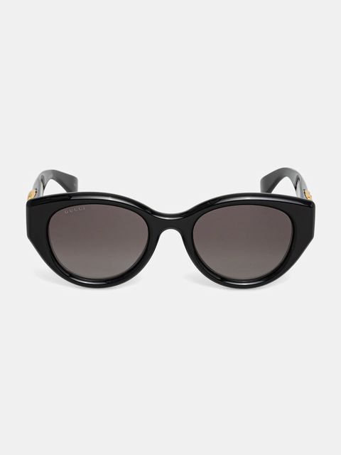 Gucci okulary przeciwsłoneczne damskie kolor czarny GG1976SK