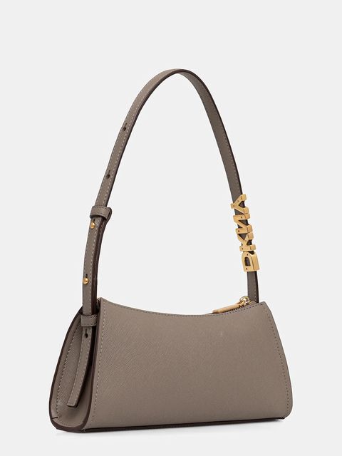 Dkny torebka skórzana kolor beżowy R433YG57 - zdjęcie produktu nr 2