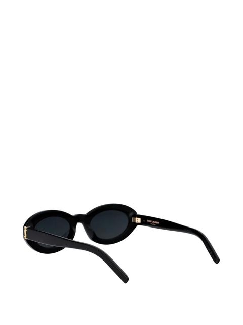 Saint Laurent oval-frame sunglasses - Black