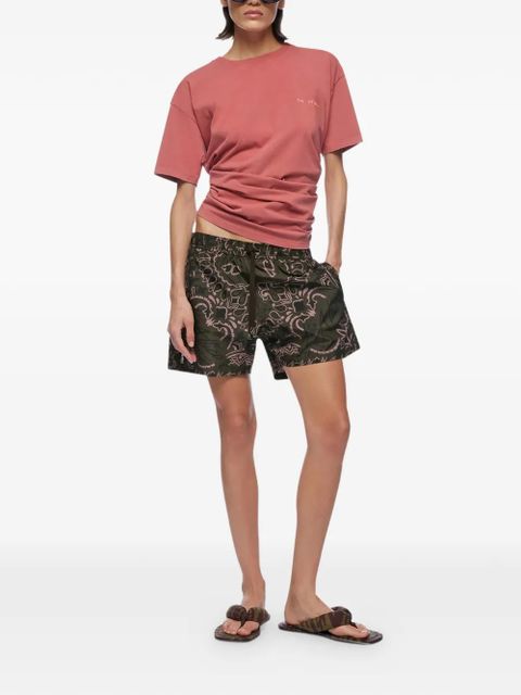 The Attico faded cotton T-shirt - Pink - zdjęcie produktu nr 2