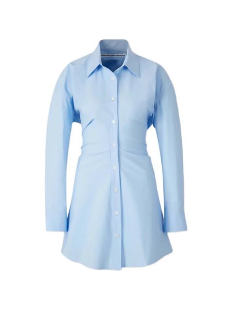 Alexander Wang long-sleeve mini dress - Blue - zdjęcie produktu nr 1