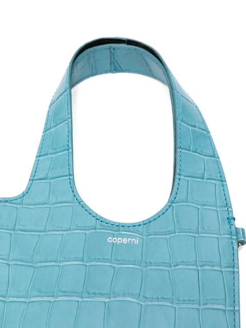 Coperni mini heart-shape tote bag - Blue