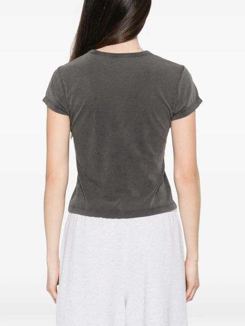 Alexander Wang lipstick-print T-shirt - Grey