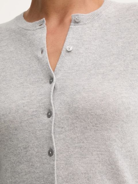 United Colors of Benetton kardigan wełniany kolor szary lekki