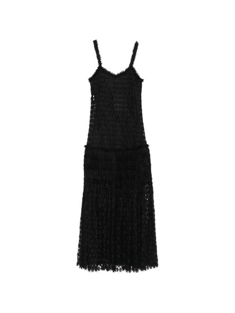 Ulla Johnson ruffled-detail maxi dress - Black - zdjęcie produktu nr 1