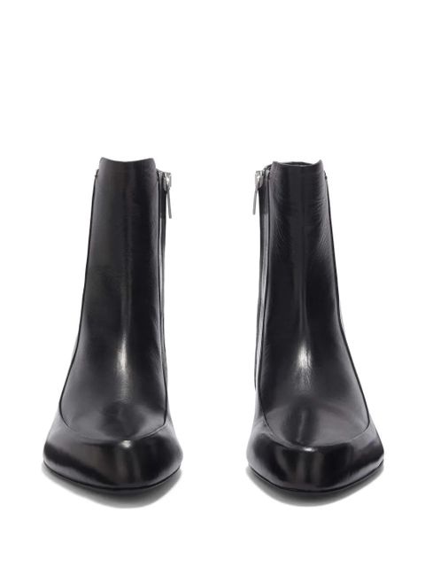 Jil Sander leather ankle boots - Black