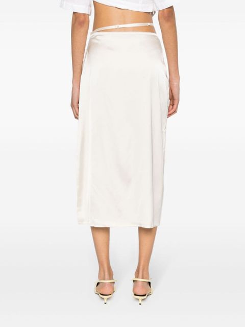 Jacquemus La Jupe Notte midi skirt - Neutrals