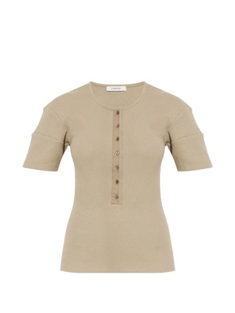 LEMAIRE ribbed T-shirt - Neutrals - zdjęcie produktu nr 1