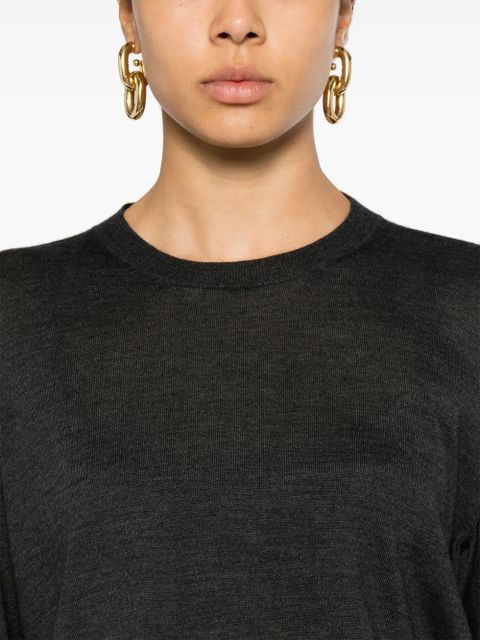 Jil Sander fine-knit jumper - Grey - zdjęcie produktu nr 2