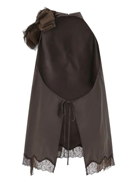 Magda Butrym lace floral top - Brown - zdjęcie produktu nr 2