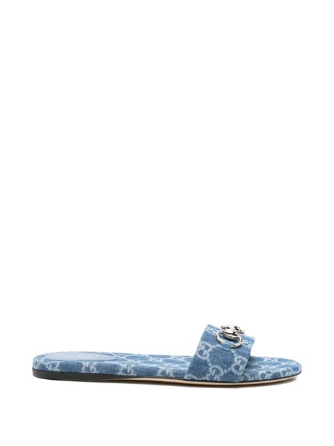 Gucci GG flat sandals - Blue - zdjęcie produktu nr 1