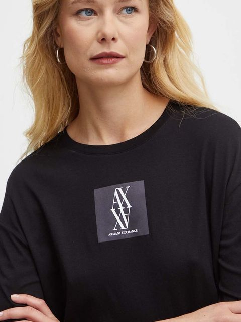 Armani Exchange sukienka bawełniana