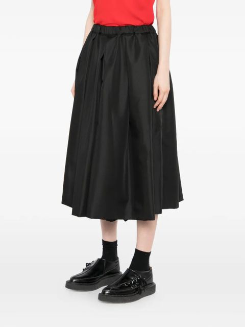 Comme Des Garçons pleated midi skirt - Black