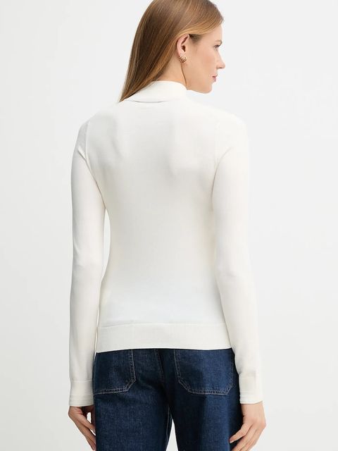 Tommy Hilfiger sweter damski kolor beżowy lekki WW0WW47462