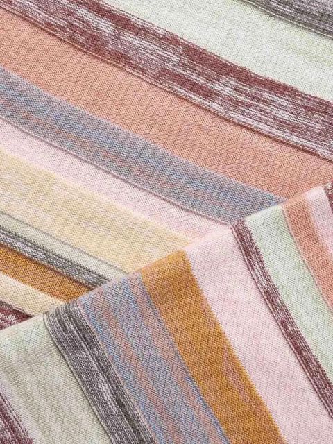 ZIMMERMANN Luna Mouline striped midi skirt - Pink - zdjęcie produktu nr 2