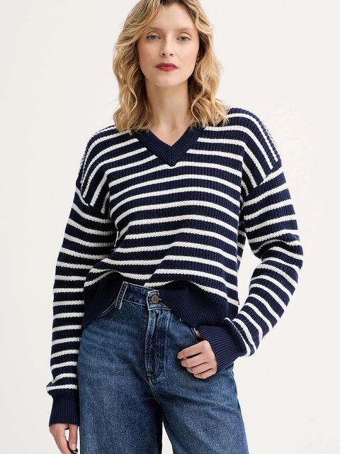 Levi's sweter z domieszką wełny damski kolor granatowy ciepły 0037O - zdjęcie produktu nr 1