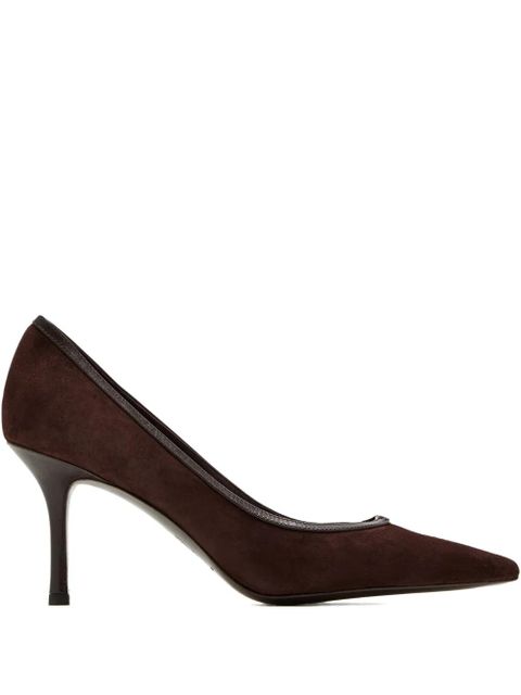 Tory Burch 80mm Double T-buckle pumps - Brown - zdjęcie produktu nr 1
