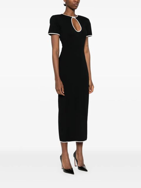 Rowen Rose cut-out maxi dress - Black