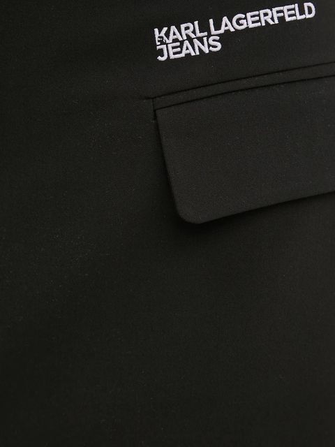 Karl Lagerfeld Jeans spódnica kolor czarny mini ołówkowa A1W12012