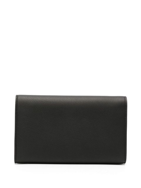 The Row Sofia Continental leather wallet - Black