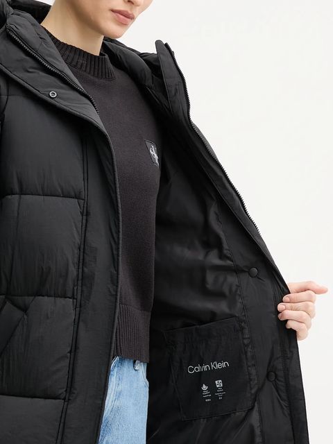 Calvin Klein Jeans kurtka kolor czarny zimowa LV047D507G