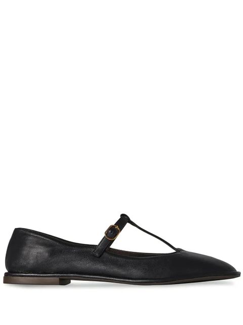 The Row T strap ballerina shoes - Black - zdjęcie produktu nr 1