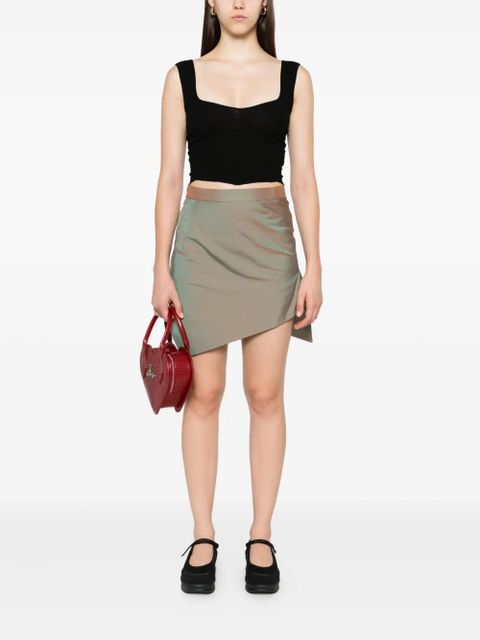 Vivienne Westwood Infinity asymmetric mini skirt - Green - zdjęcie produktu nr 2