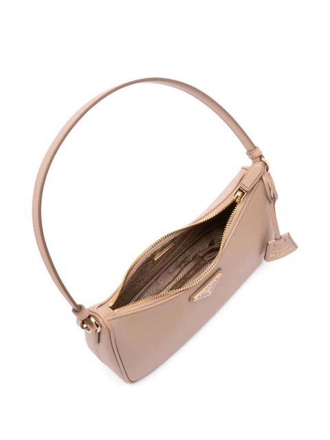 Prada mini Re-Edition shoulder bag - Neutrals