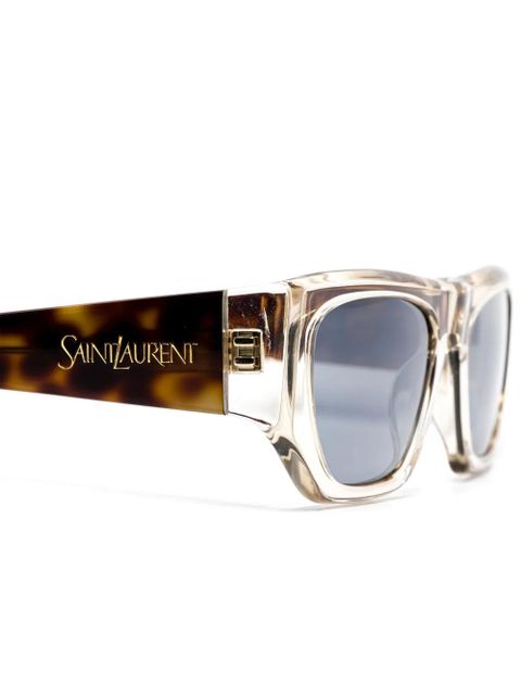 Saint Laurent Eyewear square-frame sunglasses - Brown