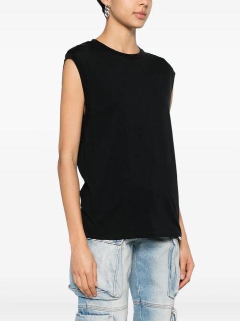 AGOLDE crew-neck cotton tank top - Black