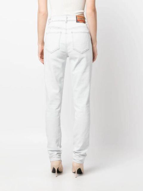 Diesel mid-rise straight-leg jeans - Blue