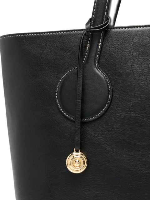 Liffner sprout charm tote bag - Black