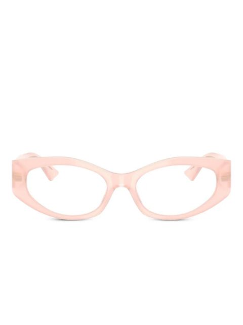 Versace Eyewear cat-eye frame glasses - Pink - zdjęcie produktu nr 1