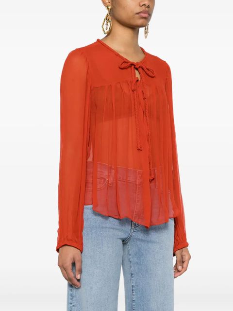 ISABEL MARANT Ametissa blouse - Red