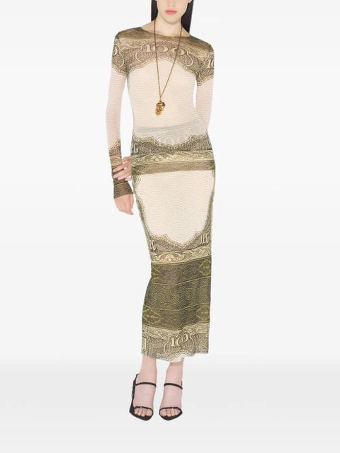 Jean Paul Gaultier long-sleeve printed top - Neutrals - zdjęcie produktu nr 2