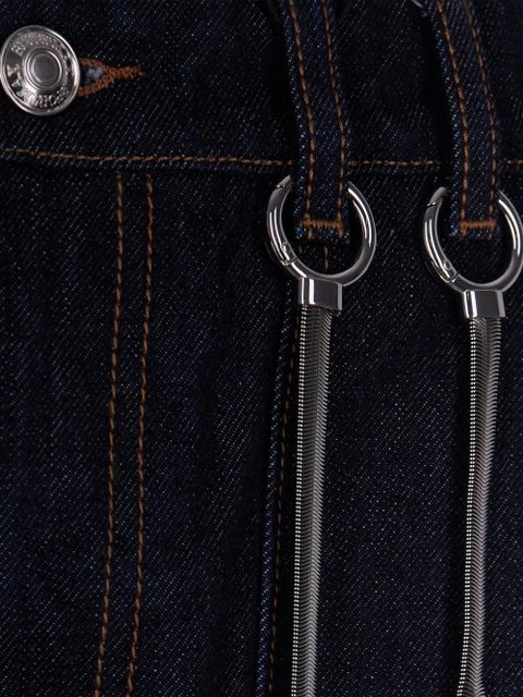 Sportmax ring-chain jeans - Blue